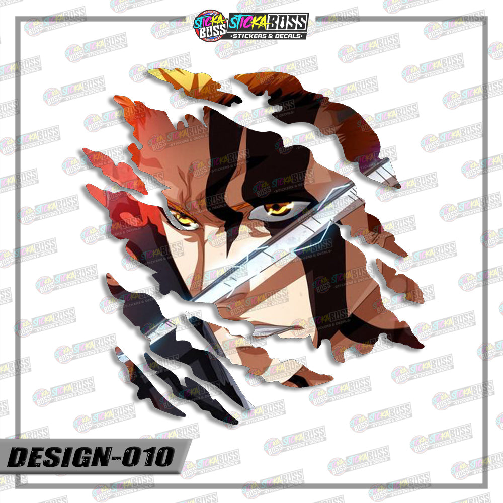 BLEACH | ANIME SCRATCH STICKER【VINYL PRINTED】( LAMINATED / WATERPROOF )【Stickaboss】