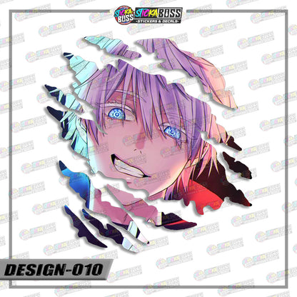 JUJUTSU KAISEN PART 1 | ANIME SCRATCH STICKER【VINYL PRINTED】( LAMINATED / WATERPROOF )【Stickaboss】