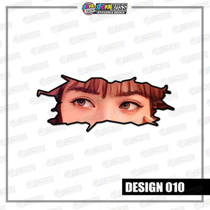 KPOP- BLACKPINK | CRACK PEEKERS  ( ANIME VINYL STICKER DECALS )【Stickaboss】