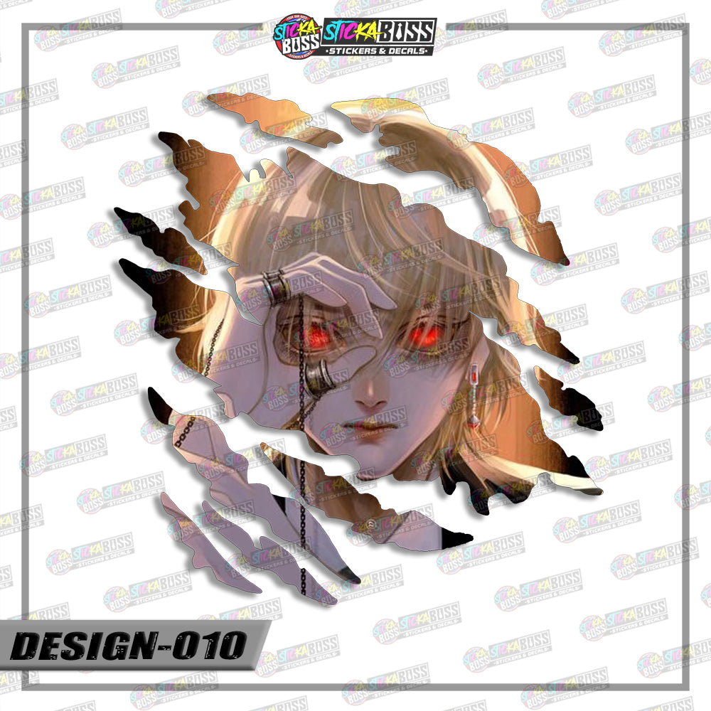 HUNTER X HUNTER | ANIME SCRATCH STICKER【VINYL PRINTED】( LAMINATED / WATERPROOF )【Stickaboss】