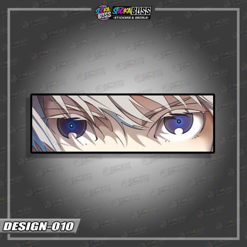 JUJUTSU KAISEN PART 1 | ANIME  EYE SLAP STICKER【VINYL PRINTED】( LAMINATED / WATERPROOF )