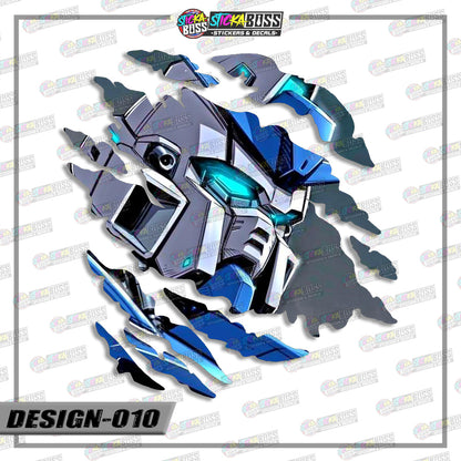 GUNDAM PART 1 | ANIME SCRATCH STICKER【VINYL PRINTED】( LAMINATED / WATERPROOF )【Stickaboss】