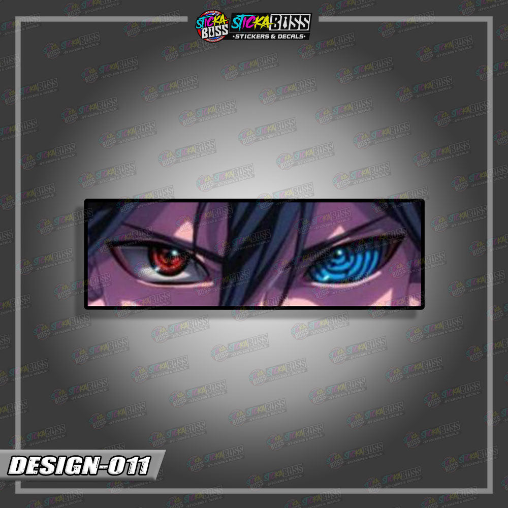 NARUTO PART 1 | ANIME  EYE SLAP STICKER【VINYL PRINTED】( LAMINATED / WATERPROOF )