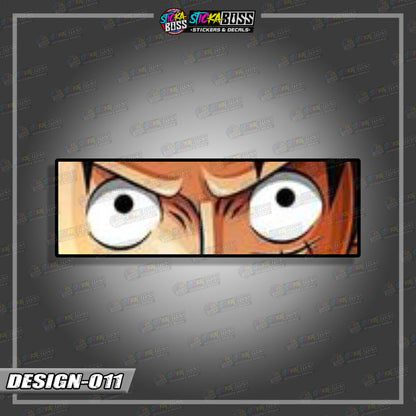 ONE PIECE PART 1 | ANIME  EYE SLAP STICKER【VINYL PRINTED】( LAMINATED / WATERPROOF )
