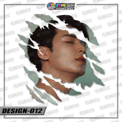 Seventeen | SCRATCH STICKER【VINYL PRINTED】( LAMINATED / WATERPROOF )【Stickaboss】