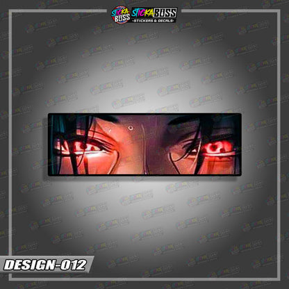NARUTO PART 1 | ANIME  EYE SLAP STICKER【VINYL PRINTED】( LAMINATED / WATERPROOF )