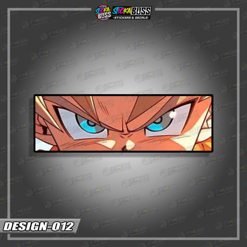 DRAGON BALL Z | ANIME  EYE SLAP STICKER【VINYL PRINTED】( LAMINATED / WATERPROOF )