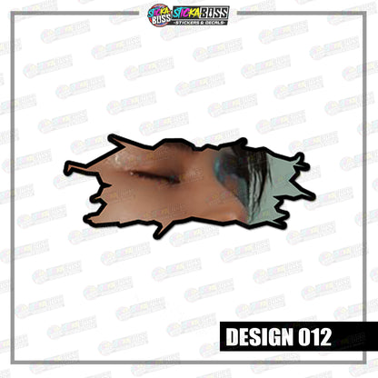 KPOP-SEVENTEEN | CRACK PEEKERS  ( ANIME VINYL STICKER DECALS )【Stickaboss】