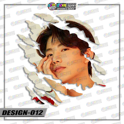 TREASURE | ANIME SCRATCH STICKER【VINYL PRINTED】( LAMINATED / WATERPROOF )【Stickaboss】