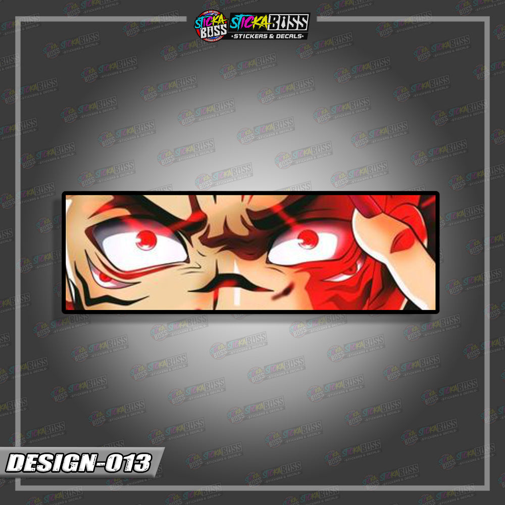 JUJUTSU KAISEN PART 1 | ANIME  EYE SLAP STICKER【VINYL PRINTED】( LAMINATED / WATERPROOF )