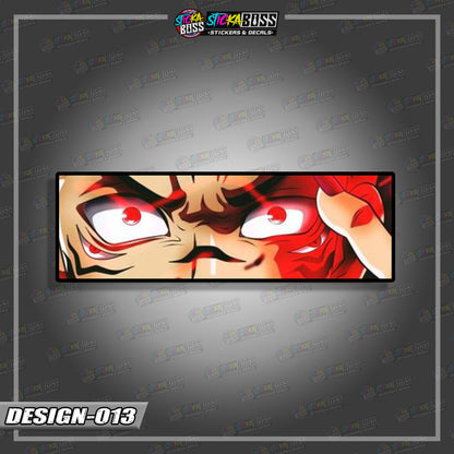 JUJUTSU KAISEN PART 1 | ANIME  EYE SLAP STICKER【VINYL PRINTED】( LAMINATED / WATERPROOF )