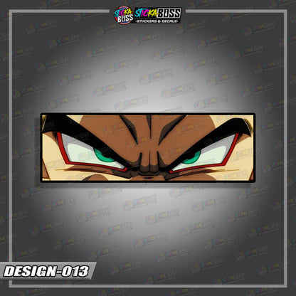 DRAGON BALL Z | ANIME  EYE SLAP STICKER【VINYL PRINTED】( LAMINATED / WATERPROOF )