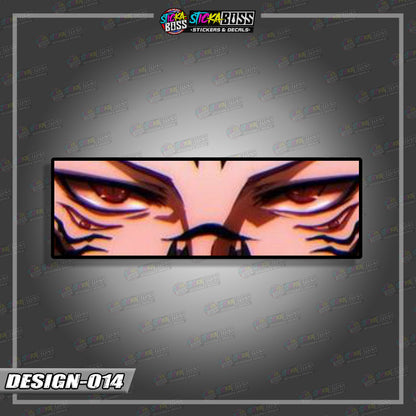 JUJUTSU KAISEN PART 1 | ANIME  EYE SLAP STICKER【VINYL PRINTED】( LAMINATED / WATERPROOF )