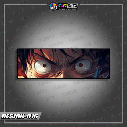 ONE PIECE PART 1 | ANIME  EYE SLAP STICKER【VINYL PRINTED】( LAMINATED / WATERPROOF )