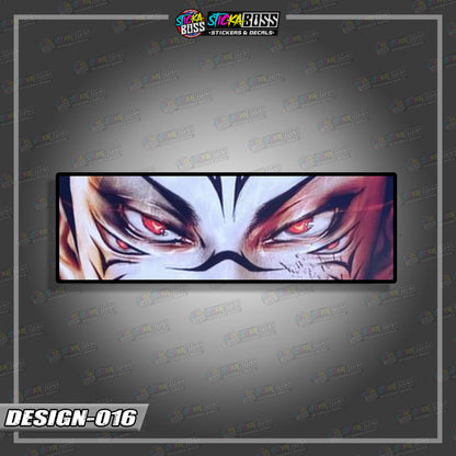 JUJUTSU KAISEN PART 1 | ANIME  EYE SLAP STICKER【VINYL PRINTED】( LAMINATED / WATERPROOF )