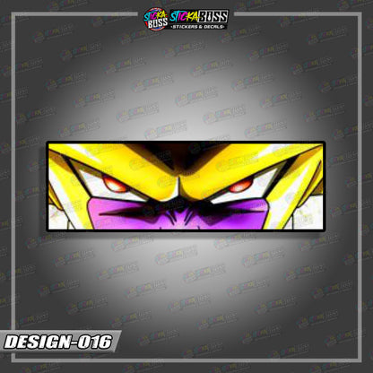 DRAGON BALL Z | ANIME  EYE SLAP STICKER【VINYL PRINTED】( LAMINATED / WATERPROOF )