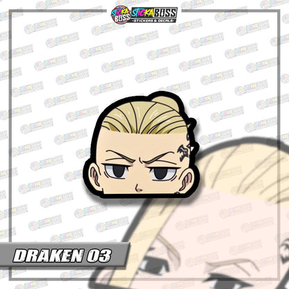 TOKYO REVENGERS | ANIME PEEKER STICKER【VINYL PRINTED】( LAMINATED / WATERPROOF )