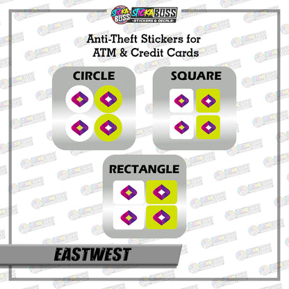 BANK CVV STICKER PART 1 |  4 PCS | ANTI-THEFT STICKER FOR ATM AND DEBIT/CREDIT CARDS【PRINTED】