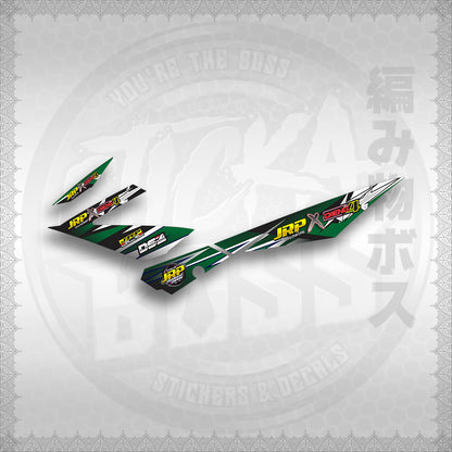 STICKER DECALS for Raider 150 Fi (RFIJRXDA) By STICKABOSS (SOFIE LAMINATED)