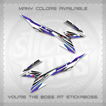 RAIDER BLADE 150 FOR WHITE DECAL(2026 NEW SHARP)STICKER DECALS By STICKABOSS