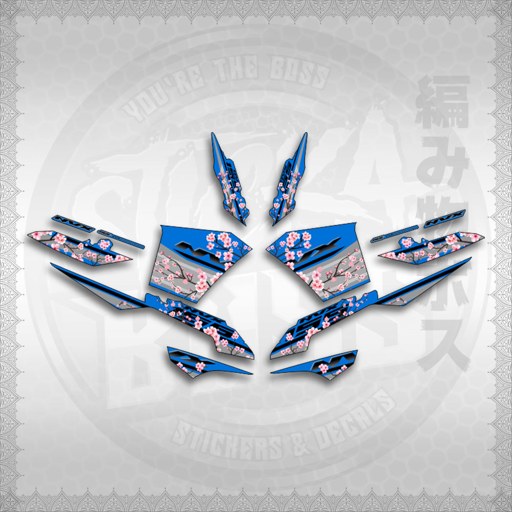 STICKER DECALS for AEROX V3 ALPHA TURBO INDO-MALAYSIAN (AV3SAIN) By STICKABOSS (SOFIE LAMINATED WATERPROOF)