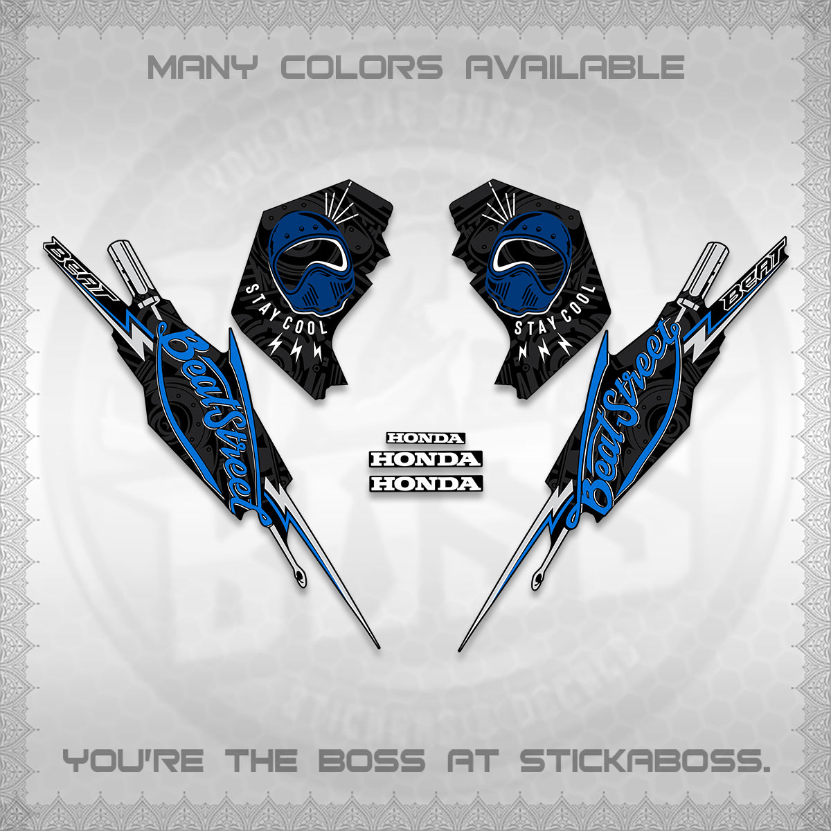 BEAT FI V2 DECALS (2026 BEATSTREET DESIGN) STICKER KITS BY STICKABOSS