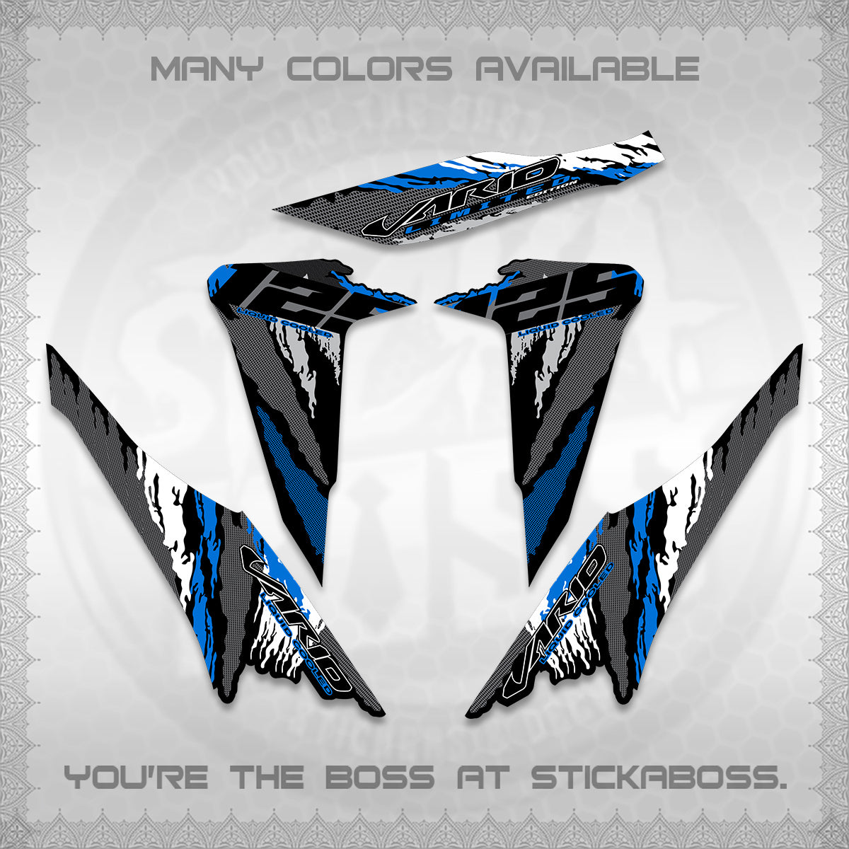 CLICK 125 V2 VARIO DECALS (2022 SPLASH SPECIAL) STICKER KITS BY STICKABOSS