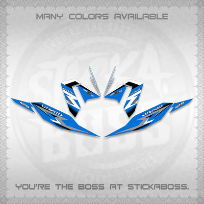 CLICK 125 V4 VARIO DECALS (2026 VR0006 DESIGN) STICKER KITS BY STICKABOSS