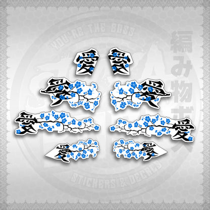 STICKER DECALS for NMAX V3 TURBO INDO FOR WHITE (NV3FWSAXFL) By STICKABOSS (SOFIE LAMINATED WATERPROOF)