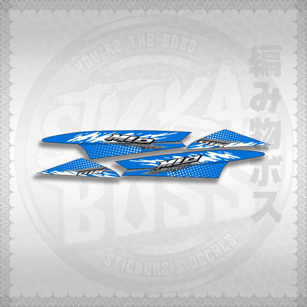 STICKER DECALS for MIO SPORTY / SMILE (MSPSSIMOCO) By STICKABOSS (SOFIE LAMINATED WATERPROOF)