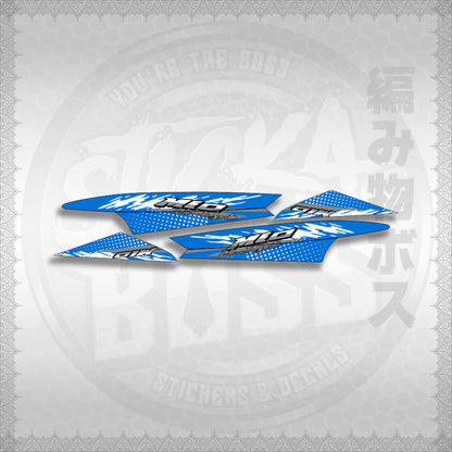 STICKER DECALS for MIO SPORTY / SMILE (MSPSSIMOCO) By STICKABOSS (SOFIE LAMINATED WATERPROOF)