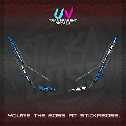 AEROX 155 V1 UV TRANSPARENT DECALS (NEW 2026 VORTEX) STICKER KITS BY STICKABOSS