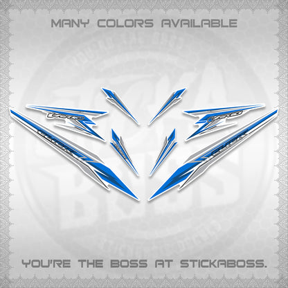 CLICK 160 VARIO FOR WHITE DECALS (2026 SHARP 00-A1 DESIGN)STICKER KITS By STICKABOSS