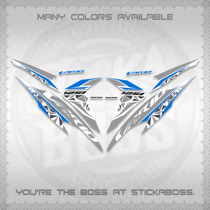 CLICK 125 V2 VARIO FOR WHITE DECALS (2018–2022 STYLE DESIGN) STICKER DECALS BY STICKABOSS