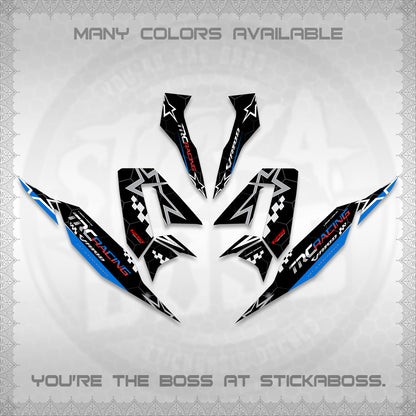 CLICK V4 DECALS (2026 TRC RACING DESIGN)STICKER DECALS By STICKABOSS