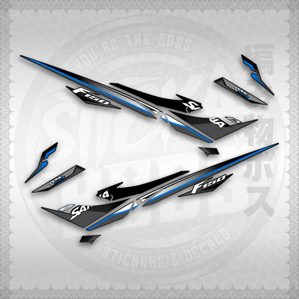 STICKER DECALS for RAIDER 150 REBORN CARB(RRCSATHDE)By STICKABOSS(SOFIE LAMINATED WATERPROOF)
