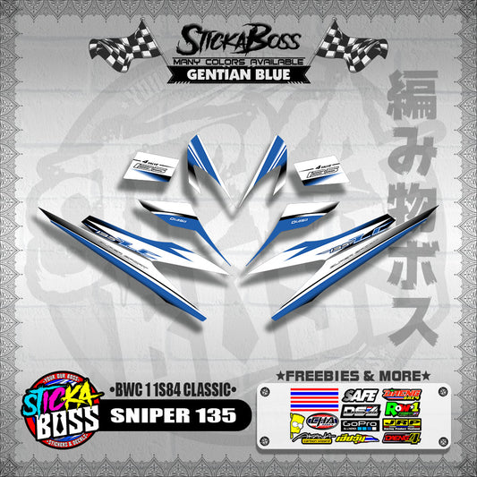 SNIPER 135 DECALS ( BWC 1 1S84 CLASSIC )【WITH FREEBIES】