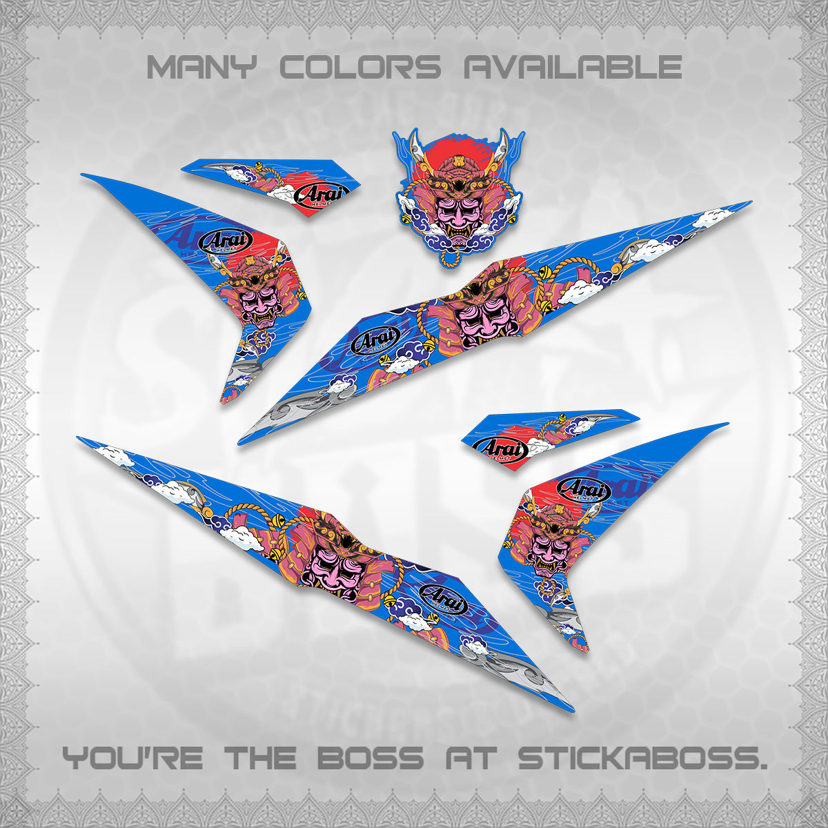 BEAT FI V2 INDO DECALS (2026 NEW SAMURAI MOTIF) STICKER KITS BY STICKABOSS