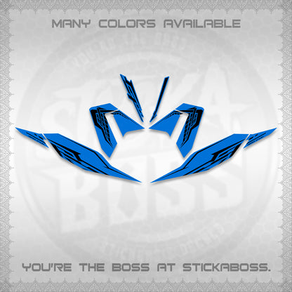 CLICK 125 V4 DECALS (2026 VEERIZA STYLISH DESIGN) STICKER DECALS By STICKABOSS