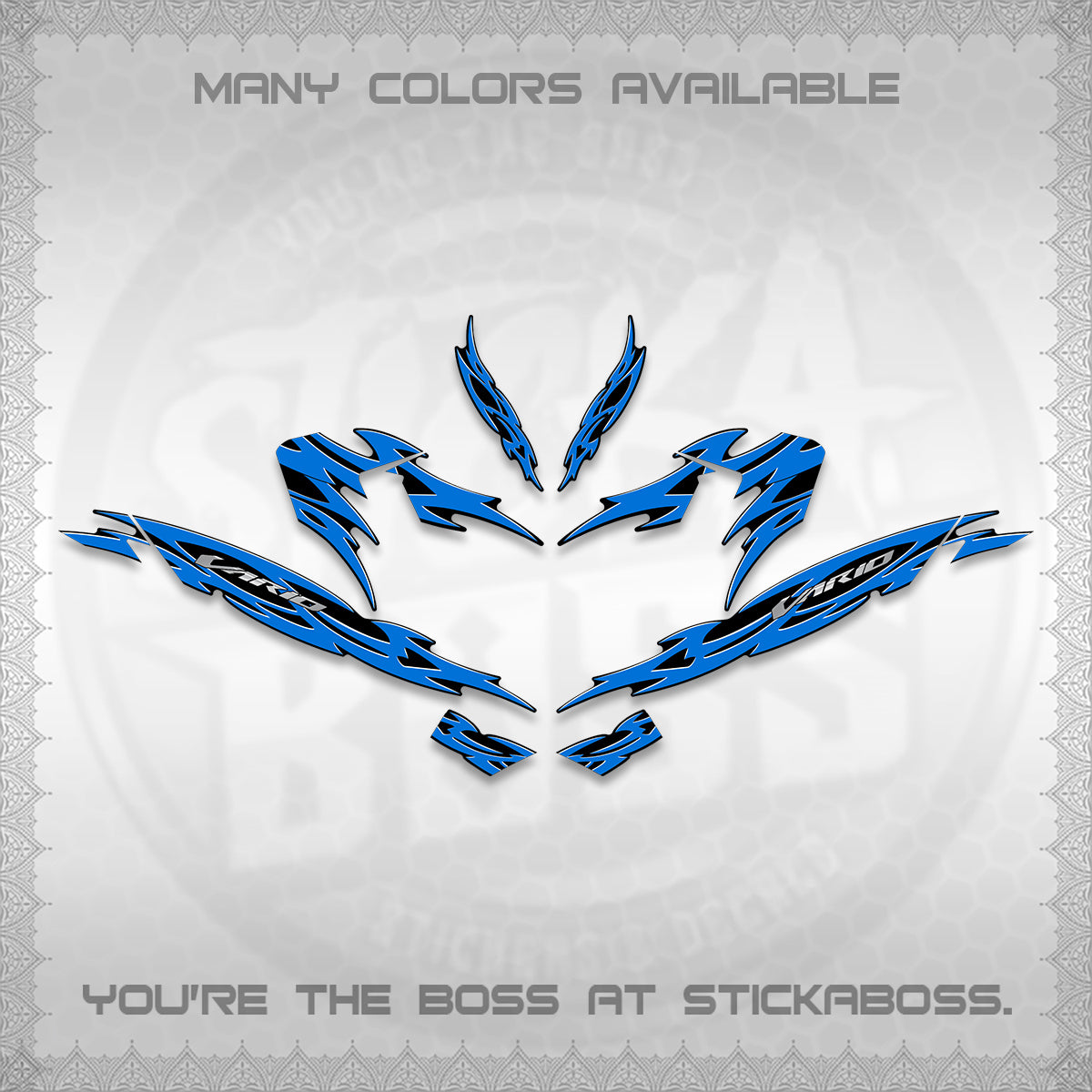 CLICK 125 V4 INDO VARIO DECALS (2026 NUSANTARA STRIPING) STICKER DECALS By STICKABOSS