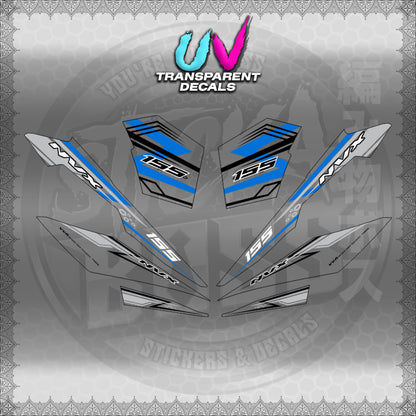 【PREMIUM UV PRINT】TRANSPARENT AEROX V3 ALPHA TURBO INDO (AV3NVRAST) 【WITH FREEBIES】