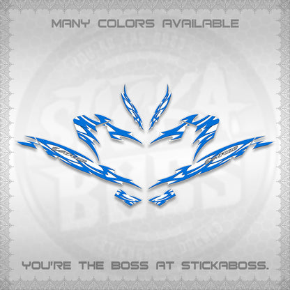 CLICK 125 V4 INDO VARIO FOR WHITE DECALS (2026 NUSANTARA STRIPING) STICKER DECALS By STICKABOSS