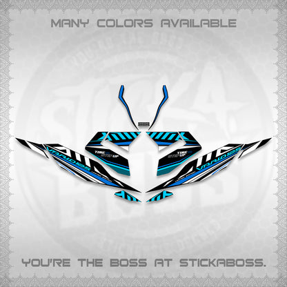 CLICK 125 V4 VARIO DECALS (2026 VR0007 DESIGN) STICKER KITS By STICKABOSS