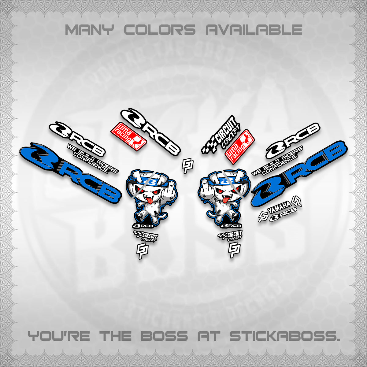 AEROX V2 DECALS (2026 RACE ZOMBIE DESIGN) STICKER DECALS By STICKABOSS