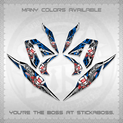 CLICK 125 V4 DECALS (2026 NEW RCB 2.0 DESIGN) STICKER KITS BY STICKABOSS