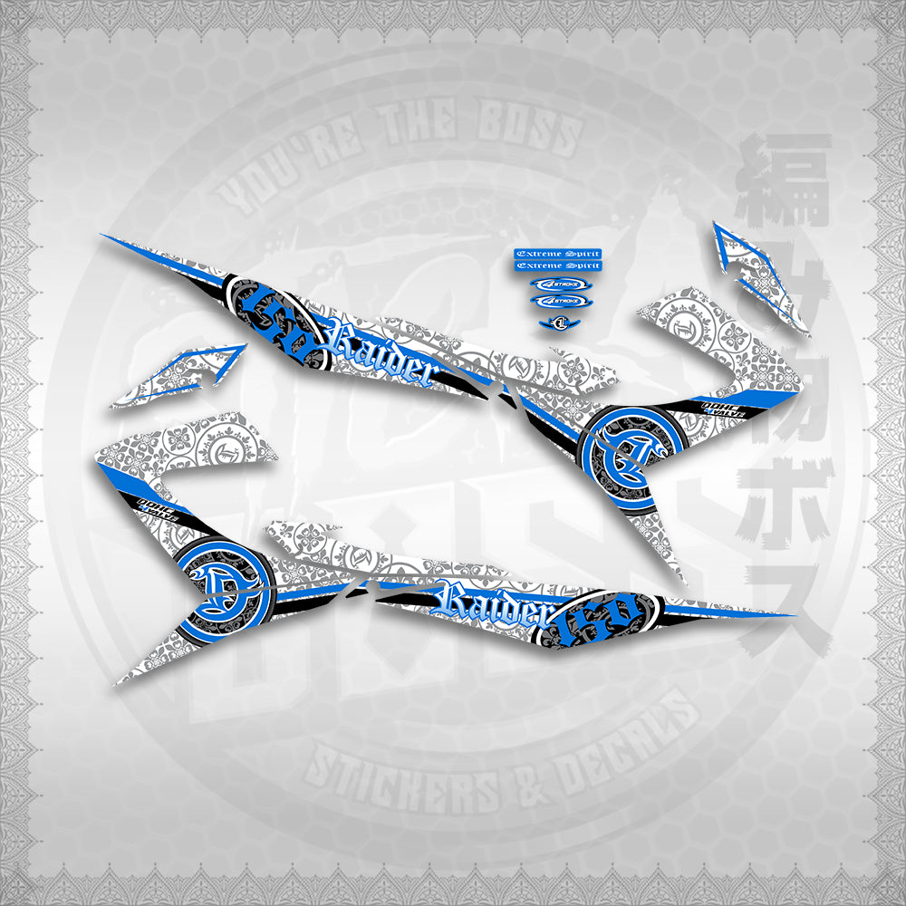 STICKER DECALS for RAIDER 150 REBORN CARB MALAYSIAN (RRCBARAST) By STICKABOSS (SOFIE LAMINATED )