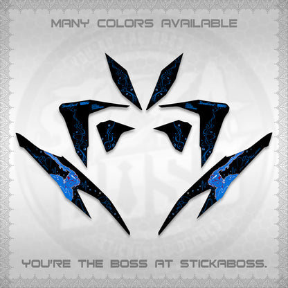 CLICK V2 DECALS (2026 2F2F SWIRL DESIGN) STICKER KITS BY STICKABOSS