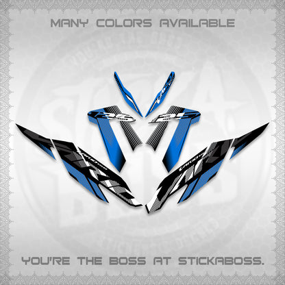 CLICK 125 V4 MALAYSIAN VARIO DECALS (2020 DESIGN) STICKER DECALS By STICKABOSS