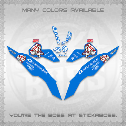 CLICK V3 DECALS (2026 RACE ZOMBIE DESIGN)STICKER DECALS By STICKABOSS