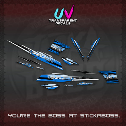 AEROX V2 UV TRANSPARENT DECALS (2026 INDO STAR 001) STICKER KITS BY STICKABOSS